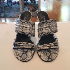 Suzie Faux Snakeskin Heels